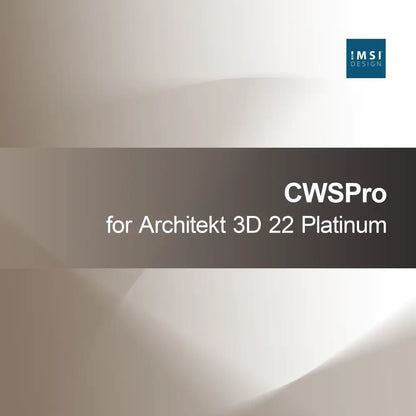 CWSPro for Architekt 3D 22 Platinum